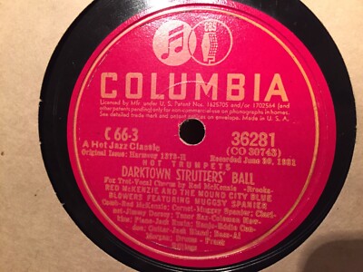 78 - RED McKENZIE Darktown Strutters' Ball BESSIE SMITH One And Two Blues [1930]