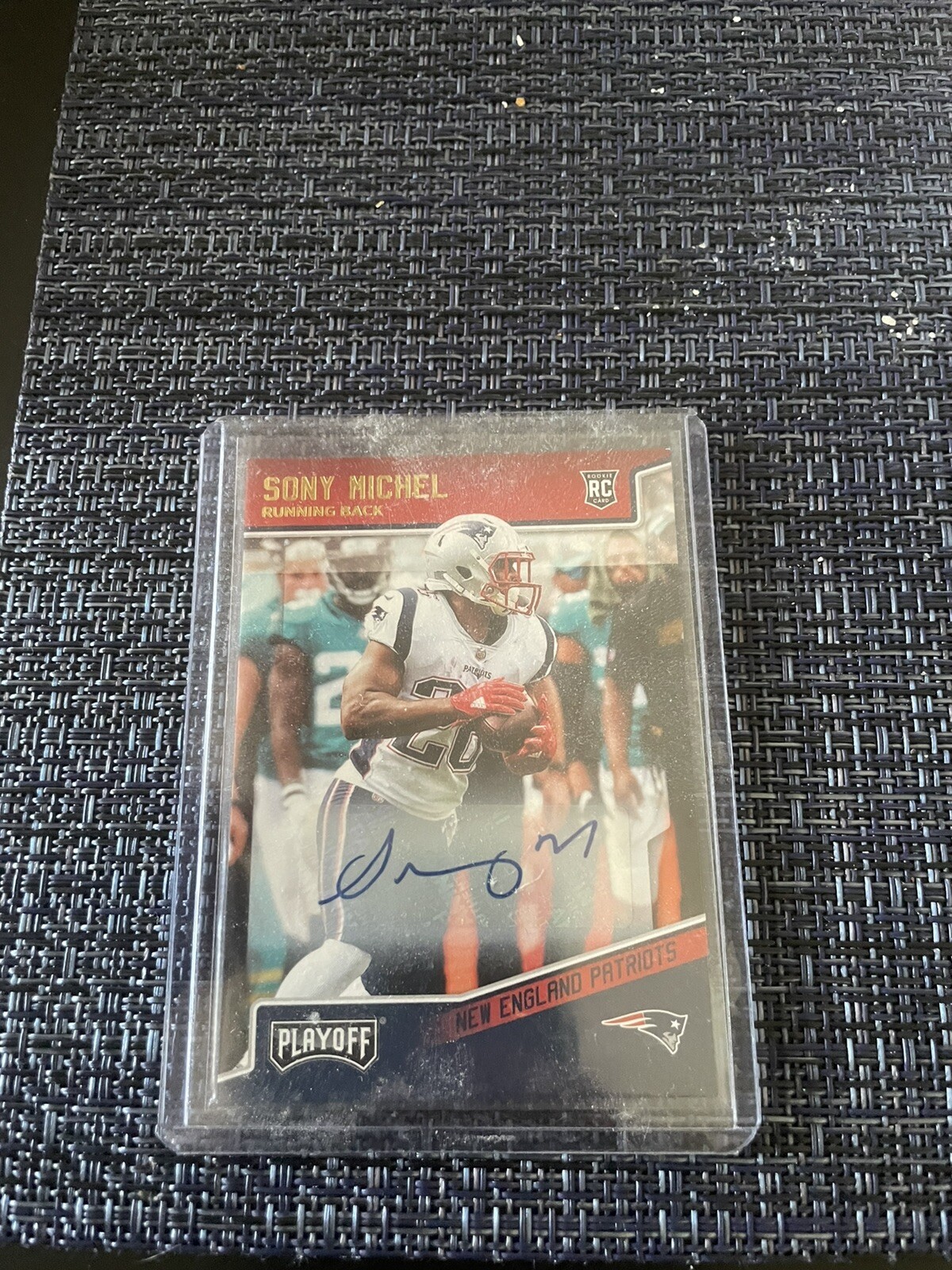 Sony Michel Panini Playoff #211 Autograph