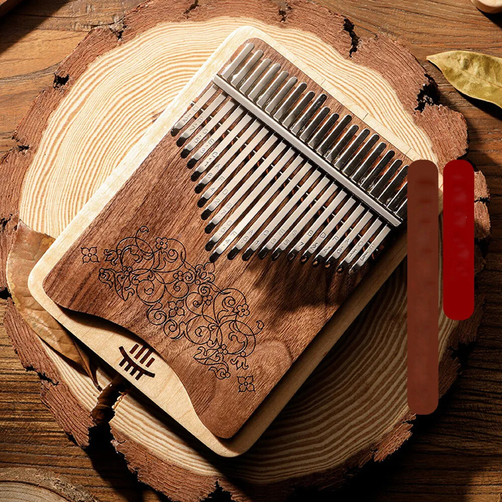 100% New professional playing thumb piano portable new style 21 key kalimba