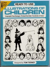 Dover Clip Art Series Ready-to-Use Lot of 2 Books CHILDREN and SPORTS Clip Art