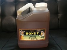1 Gallon Raw WILDFLOWER Honey Pure,Natural. 3 jugs FREE Gift -RICH FRESH