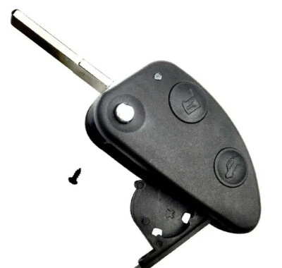 guscio chiave scocca nera alfa romeo 147 156 166 gt cover 2 tasti con logo