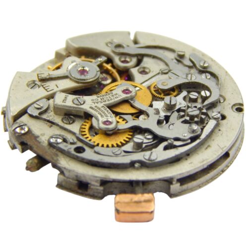 Rare Universal Geneve Cal. 481 Chronograph Movement with Moonphase for Parts - Picture 5 of 13