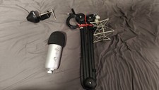 Yeti USB Microphone with Blue VO CE Silver and Rode PSA1 Studio Arm