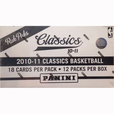 2010/11 PANINI CLASSICS BASKETBALL RAK PAKS RETAIL Box Sealed 10PAKCLA-RP