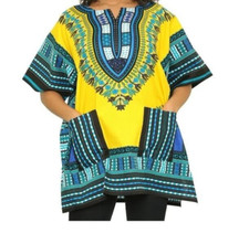 100 Cotton Premium Quality African Kente Top for Men, Women, Boys and girls