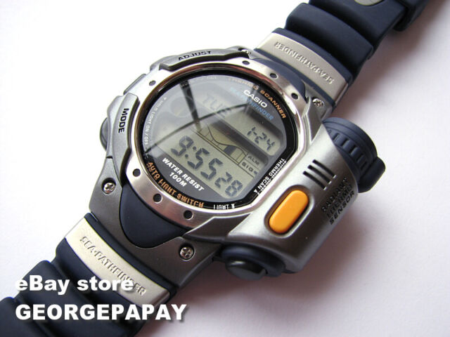 Casio Sea Pathfinder Spf-10 Thermo Scanner Moon Tide Watch RARE (g-shock for sale online | eBay