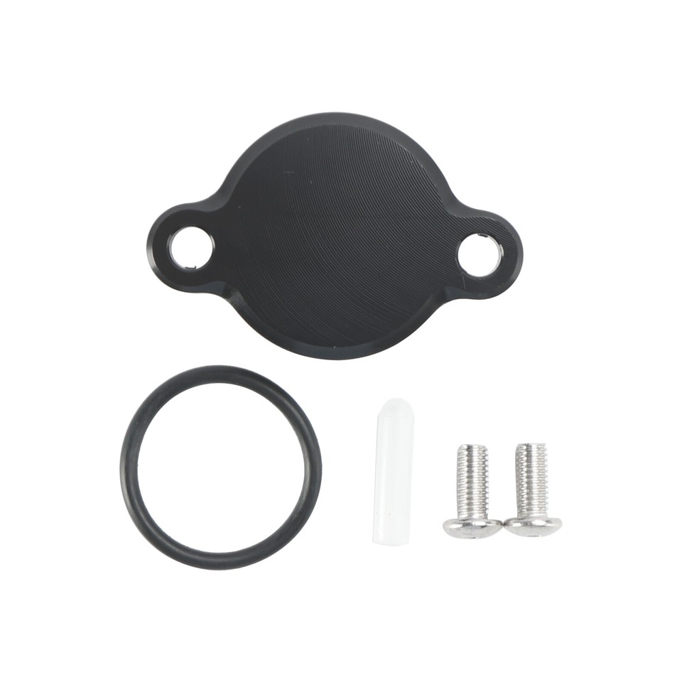 Oil Injection Pump Delete Block Off Plug For YAMAHA PW50 PW80 ALL Black