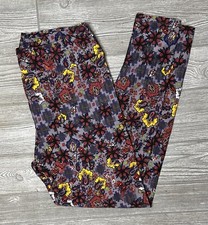 NEW Vintage LuLaRoe TC Tall  Curvy Leggings Multicolored Abstract Floral