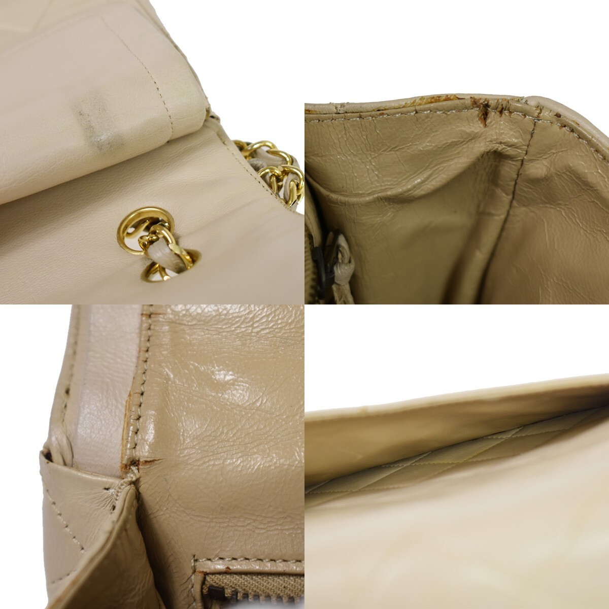 CHANEL CC Double Flap Paris Matelasse Chain Shoulder Bag