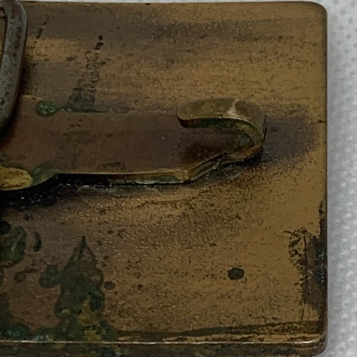 Hebilla de cinturón de bronce de colección masónica de rito escocés de grado 32 "SPES MEA IN DEO EST - Imagen 10 de 12