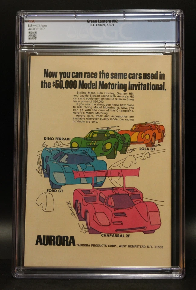 Green Lantern (1960) #82 Neal Adams Cover & Art CGC 8.5 White Pages Green Arrow - Image 2 of 3