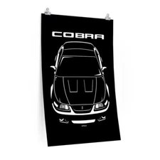 Ford Mustang Cobra Terminator 2003-2004 Poster, Mustang Cobra Wall Art Gifts