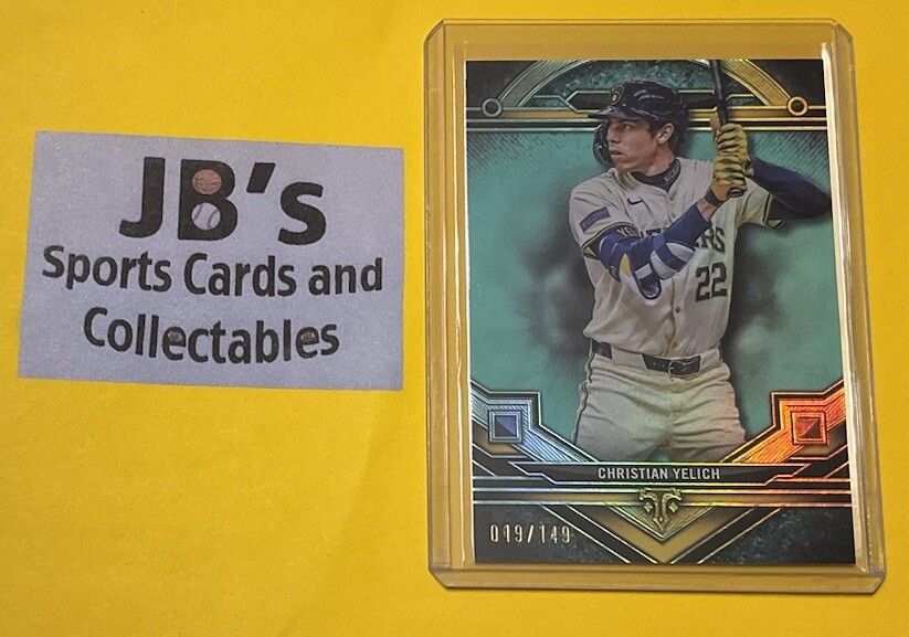 1/1 クリスチャン・イエリッチ Topps Triple Threads 2020 Topps Triple Threads Gold and Silver Christian Yelich