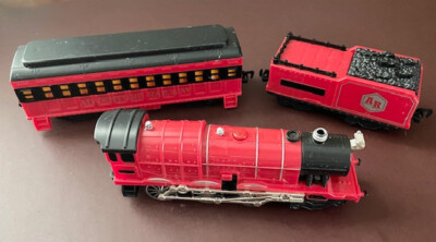 Adventure Force Railway Remote Control Red Train Locomotive Passenger Coal Cars
