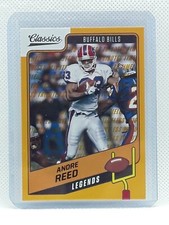 Andre Reed 2021 Classics Timeless Tributes - GOLD (21/99) - Buffalo Bills