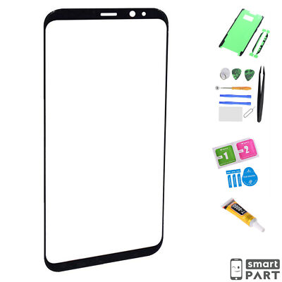 Front Ersatz Glas für Samsung Galaxy S8|S8Plus Touch Screen Schwarz