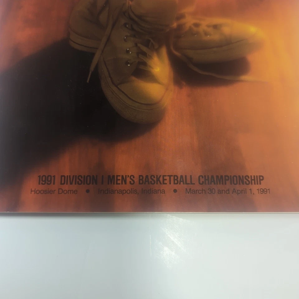 1991 NCAA Final 4 Basketball Program & Championship Guide UNLV UNC Kansas Duke - Image 3 of 4