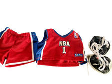 Build a Bear clothing lot NBA 3 piece outfit with shoes Basketball Cute