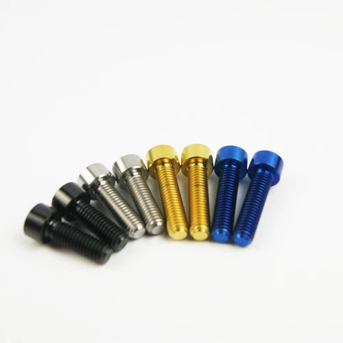 Titanium Ti Bicycle M6x16 M6X18 M6X20 M6X25mm Screw Allen Hex Socket Head Bolts