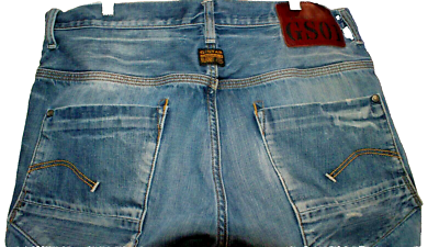 Mens G-Star GS01 Jeans New Radar Tapered Size 36X34 Actual 36X31