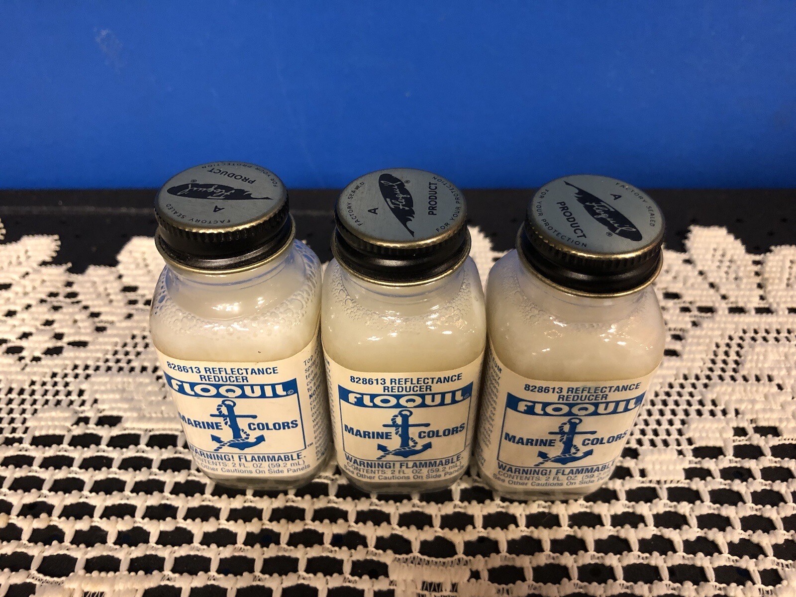 3 FLOQUIL MARINE COLORS MODEL PAINT 2OZ RELECTANCE REDUCER 828631 eBay