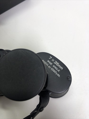 Vintage Tasco Imperial Binoculars Coated Optics 7x35mm Leather Case - Picture 9 of 14