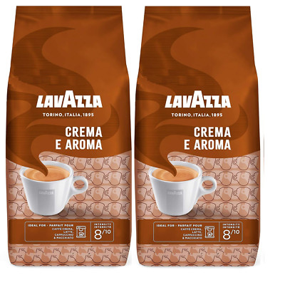Lavazza Crema e Aroma Whole Bean Coffee , Medium Roast 2.2 lb, 2 packs
