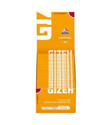 5 Boxes (250x) Giza Original Yellow Rolling Papers Rolling Papers Paper