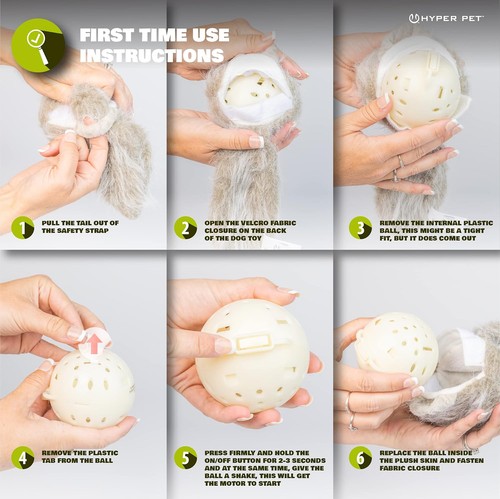 Hyper Pet Doggie Tail interaktiver Plüschhund volle Einheit, klassisch  - Bild 5 von 10