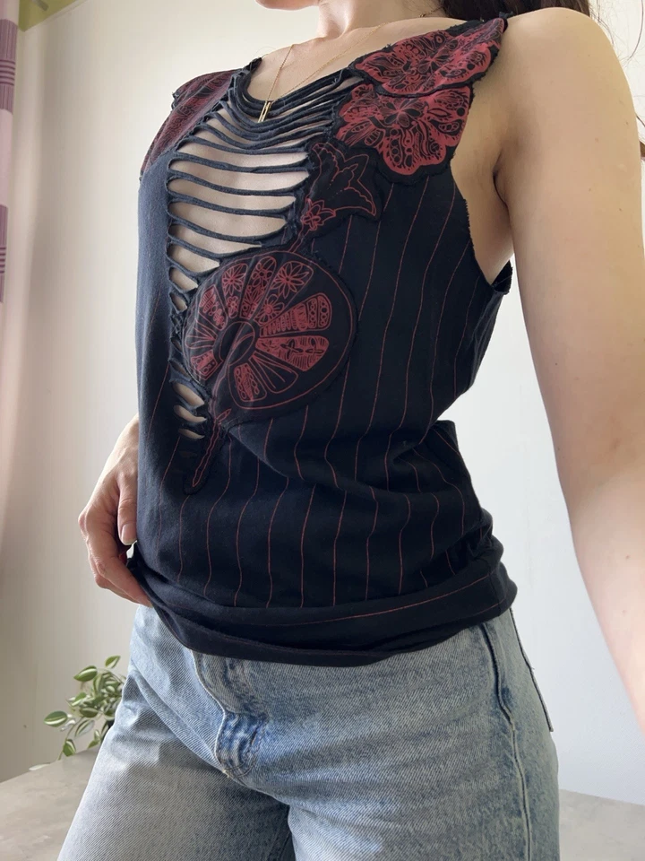 Diesel Rare Y2K Italian sexy Top - Image 3 of 4