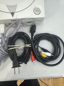 SEGA Dreamcast White Console W/ OEM Controller & Cables