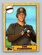 Tim Flannery San Diego Padres #763 1987 Topps Baseball Card