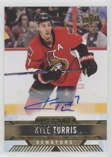2017-18 Upper Deck Overtime Gold Foil Auto Kyle Turris #25 Auto g2u