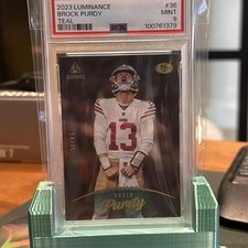 2023 Panini Luminance Brock Purdy /35 Teal PSA 9 Gem Mint 49Ers- 🔥🔥