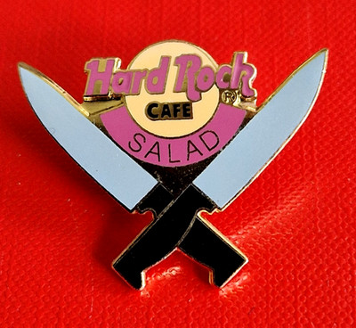 HRC Hard Rock Cafe Online Staff Station Knive Salad Taiwan back