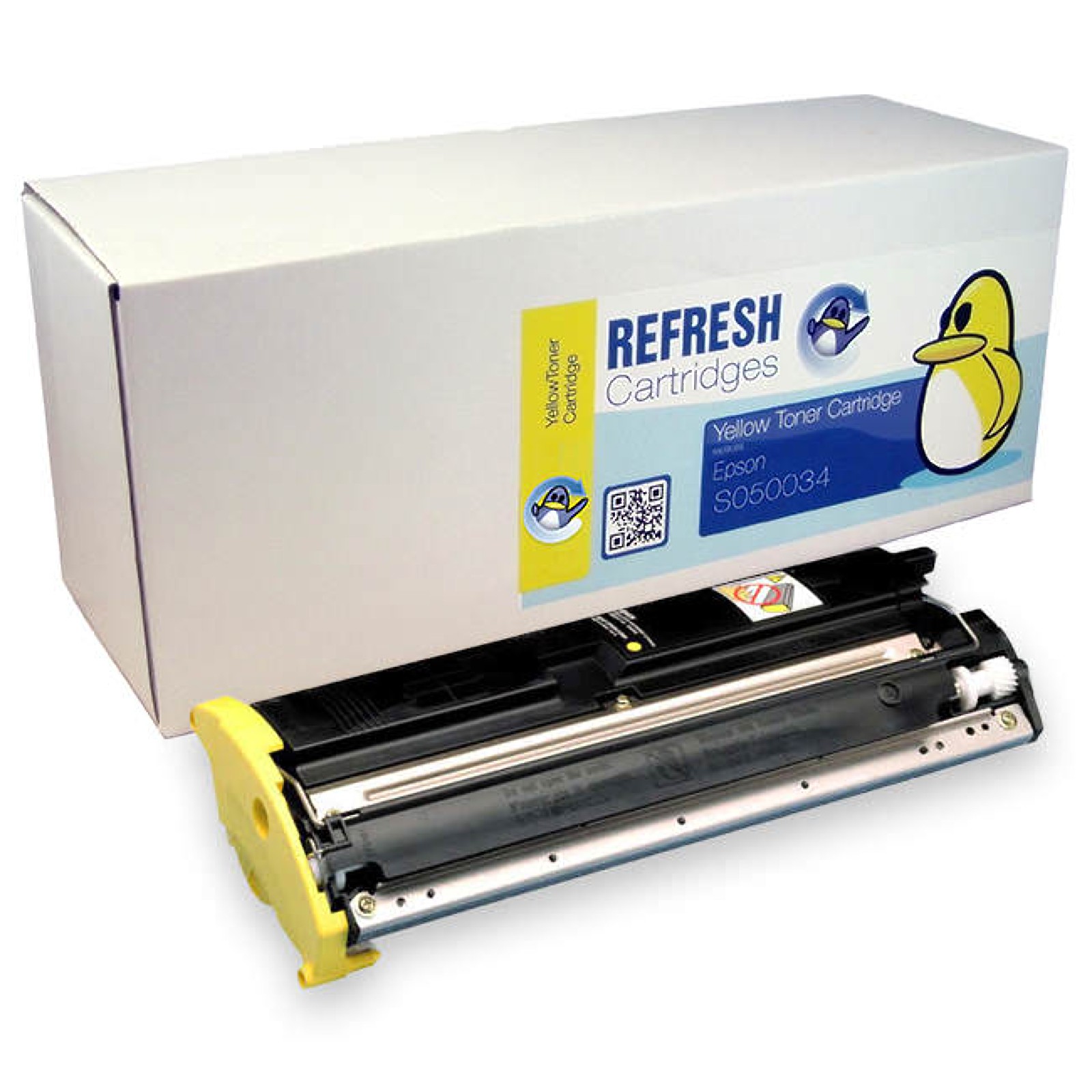 Refresh Cartridges Yellow S050034 Toner Compatible With Epson Printers