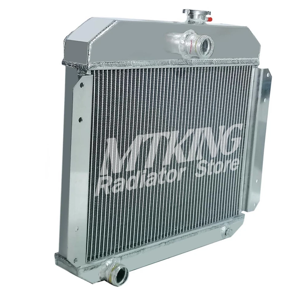 Алюминиевый радиатор для 1951 1952 1953 Willys Aero универсал 2,6 л L6 2,2 л L4 - Изображение 4 из 4