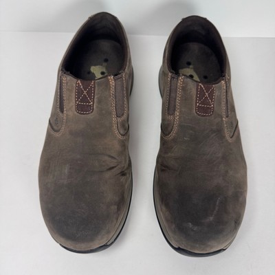 Red Wing Comfort Pro Safety Toe Brown Slip On Work Shoes Women's Size 8