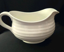 SOPHIE CONRAN PORTMEIRION WHITE GRAVY SAUCE BOAT NEW NO STAND