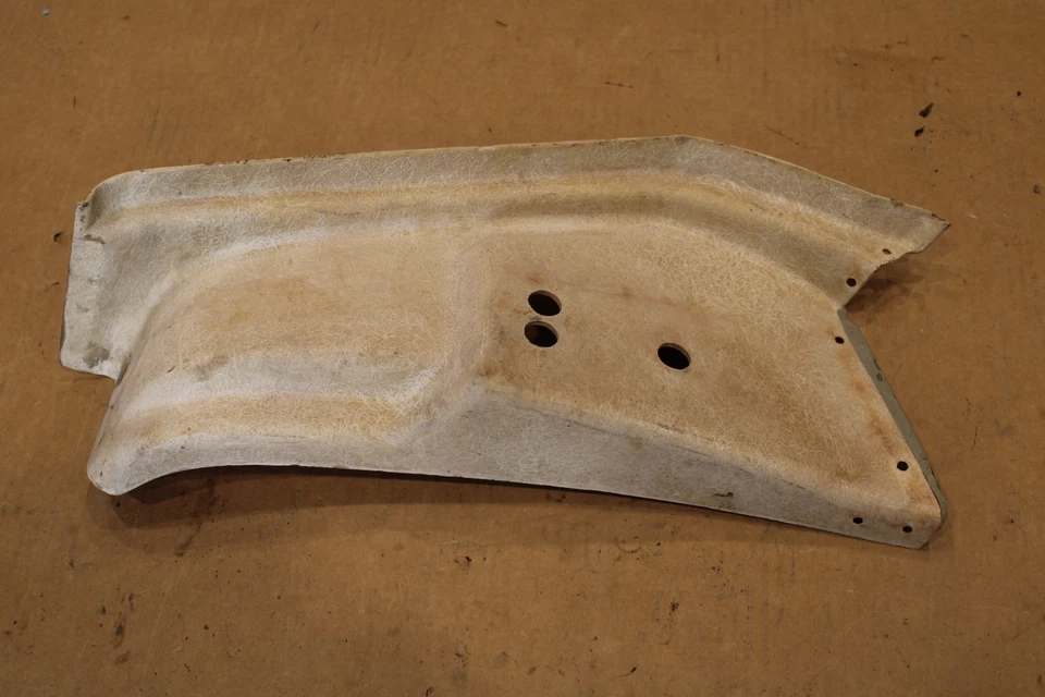 Corvette 1963 original LH cupé puerta golpeador cerradura panel pilar ¡fibra de vidrio blanca! Foto 3 de 4