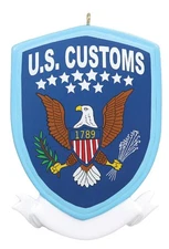 US Customs Personalized Christmas Tree Ornament