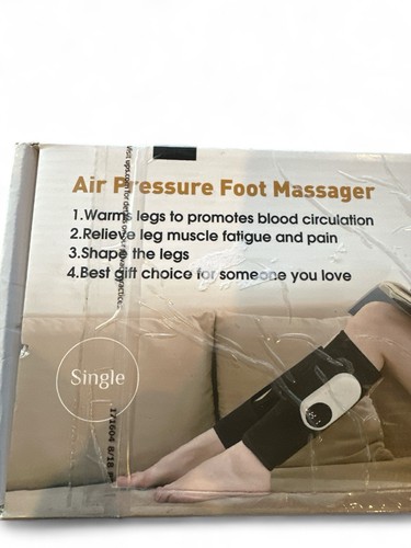 LINGTENG Leg Massager Calf Air Compression Massager with Heat Cordless Single - Picture 2 of 6