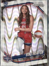 2025 Panini Prizm WNBA #149 White Seismic Kiki Iriafen Mystics RC