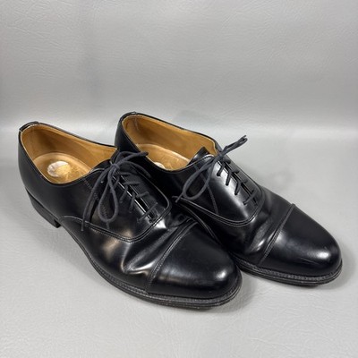 Sir James Warwick Dress Shoe Benchmade England Leather Black Mens UK 9 US 10
