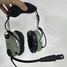 David Clark H10-13.4 Aviation Headset + Carry Case GA Pilot Headset Headphones