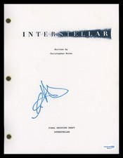 Anne Hathaway "Interstellar" AUTOGRAPH Signed Complete Script Screenplay ACOA