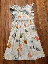 Tea Collection Size 6 Butterfly Print Wrap Neck Dress