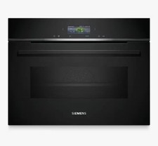 Image of Siemens CM724G1B1B iQ700 Built-In Compact Oven with Microwave, Black NEW