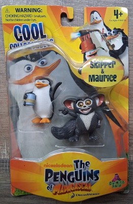 Nickelodeon The Penguins of Madagascar Dreamworks Skipper & Maurice Figures NIP